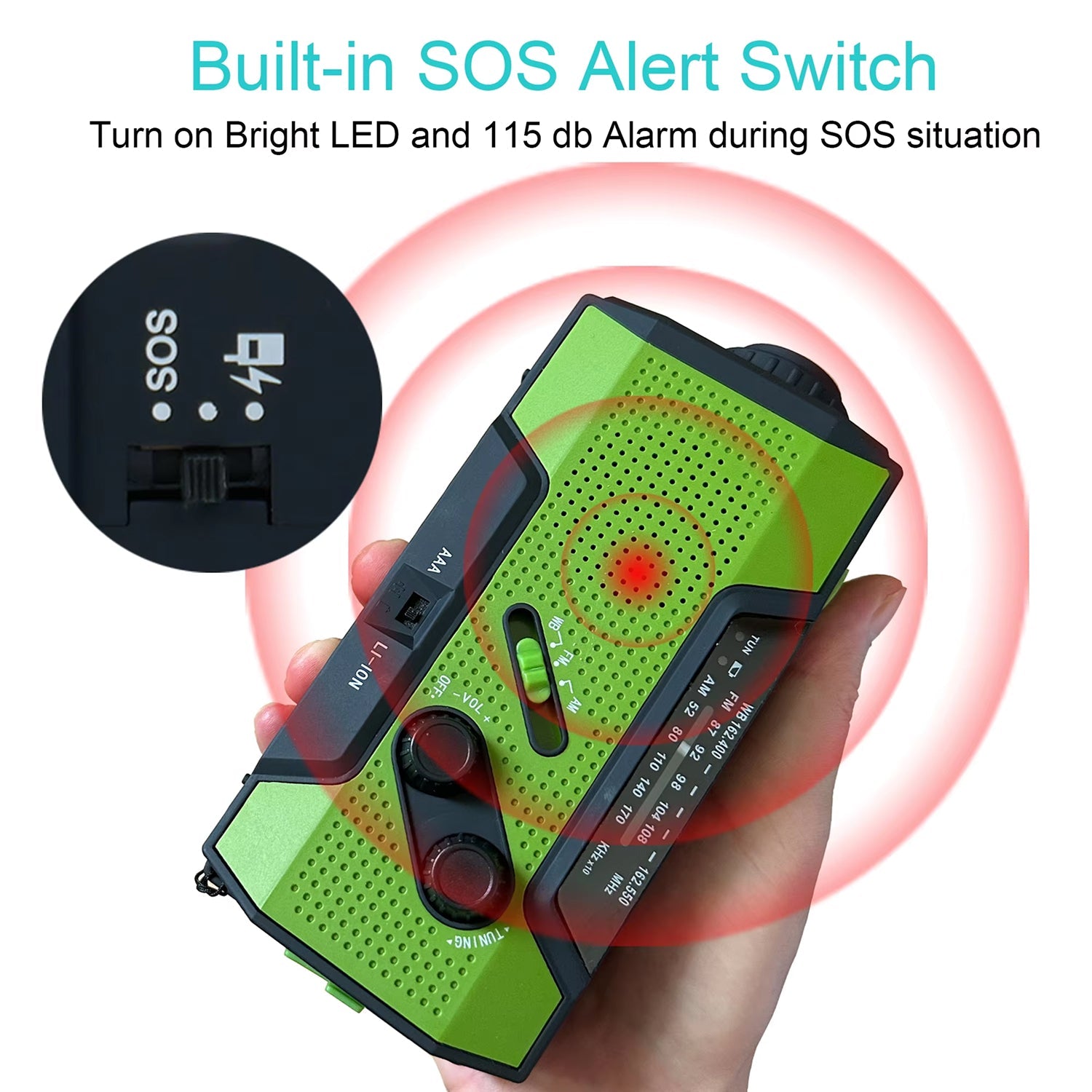 AlerSkyo Emergency Radio - Portable Radio For Emergency Situations