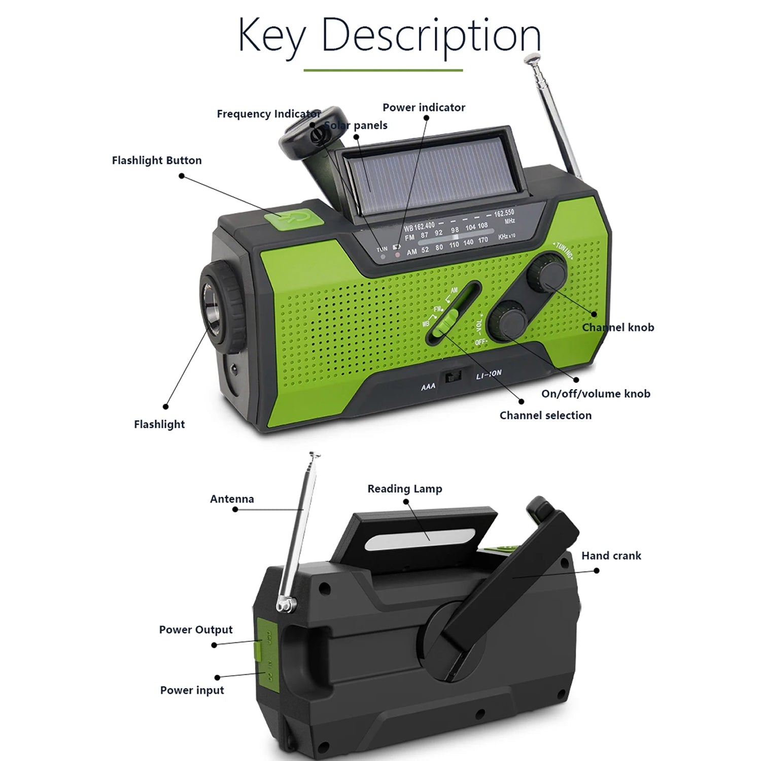 AlerSkyo Emergency Radio - Portable Radio For Emergency Situations