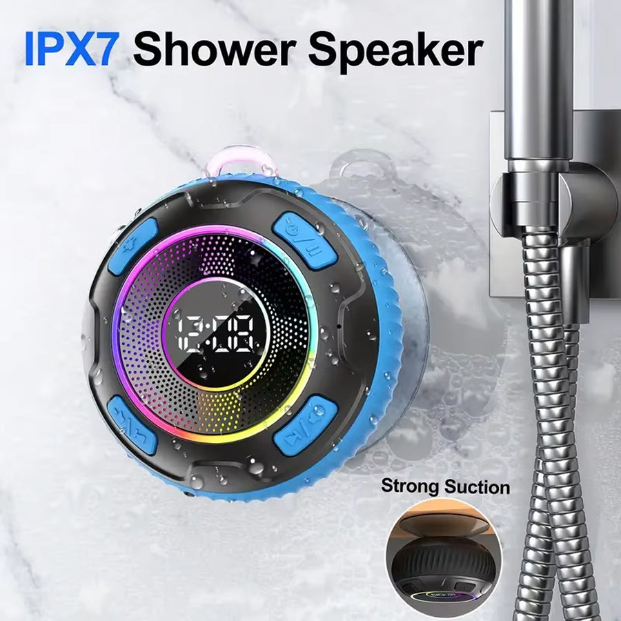 AquaTonye Shower Speaker - Waterproof Bluetooth Speaker For Bathroom