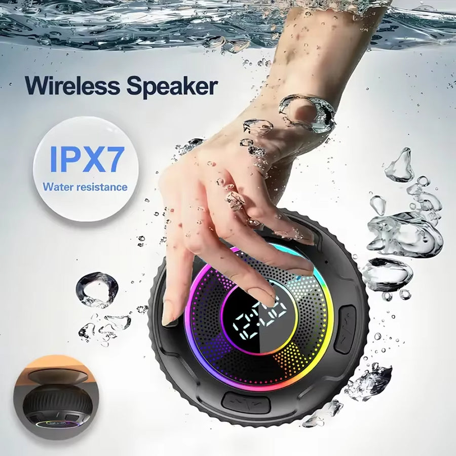 AquaTonye Shower Speaker - Waterproof Bluetooth Speaker For Bathroom