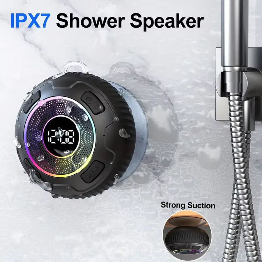AquaTonye Shower Speaker - Waterproof Bluetooth Speaker For Bathroom
