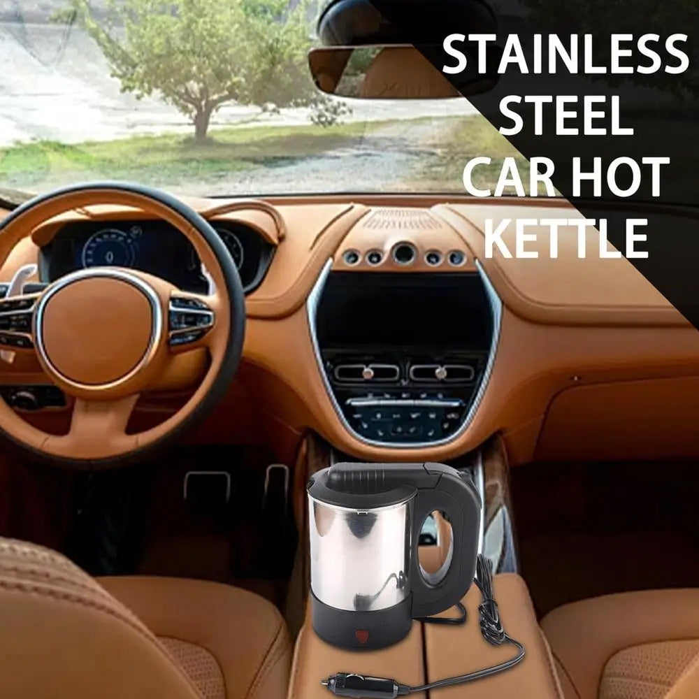 AutoSippi Electric Car Kettle - Portable Water Heater For Car Travel