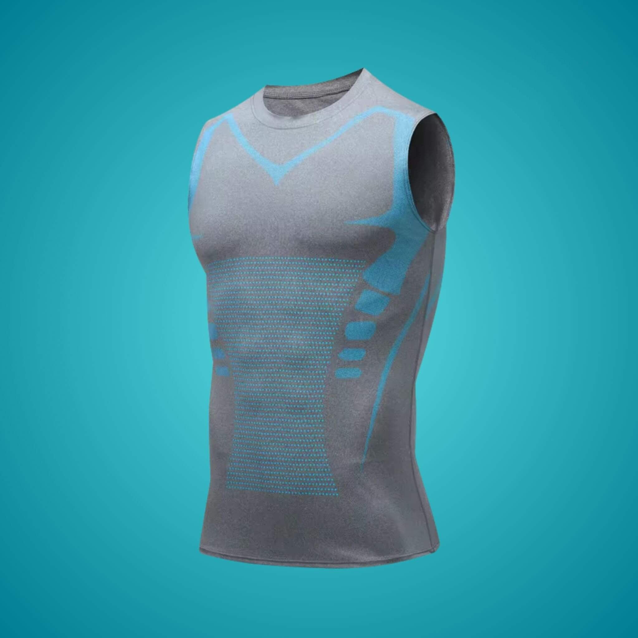 BlitziWrap Men Compression Shirt - Compression Top For Fitness Training