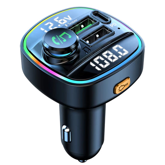 CaryDyo FM Transmitters For Car - Bluetooth Car Audio Adapter