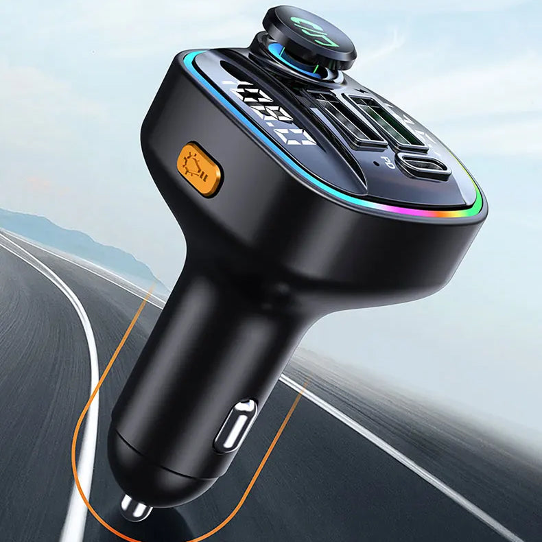 CaryDyo FM Transmitters For Car - Bluetooth Car Audio Adapter