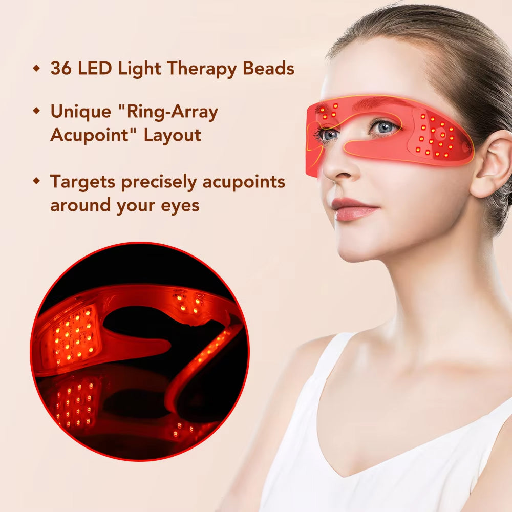 EyeyaGee LED Eye Mask - Light Therapy Mask For Eye Care