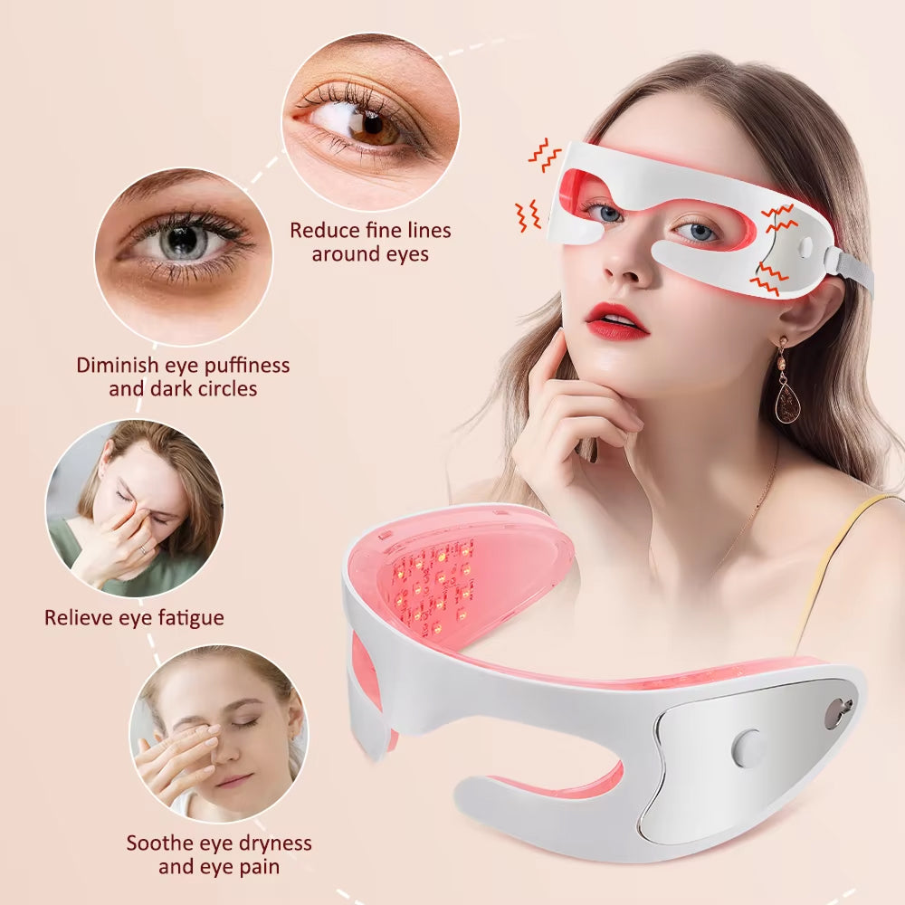 EyeyaGee LED Eye Mask - Light Therapy Mask For Eye Care