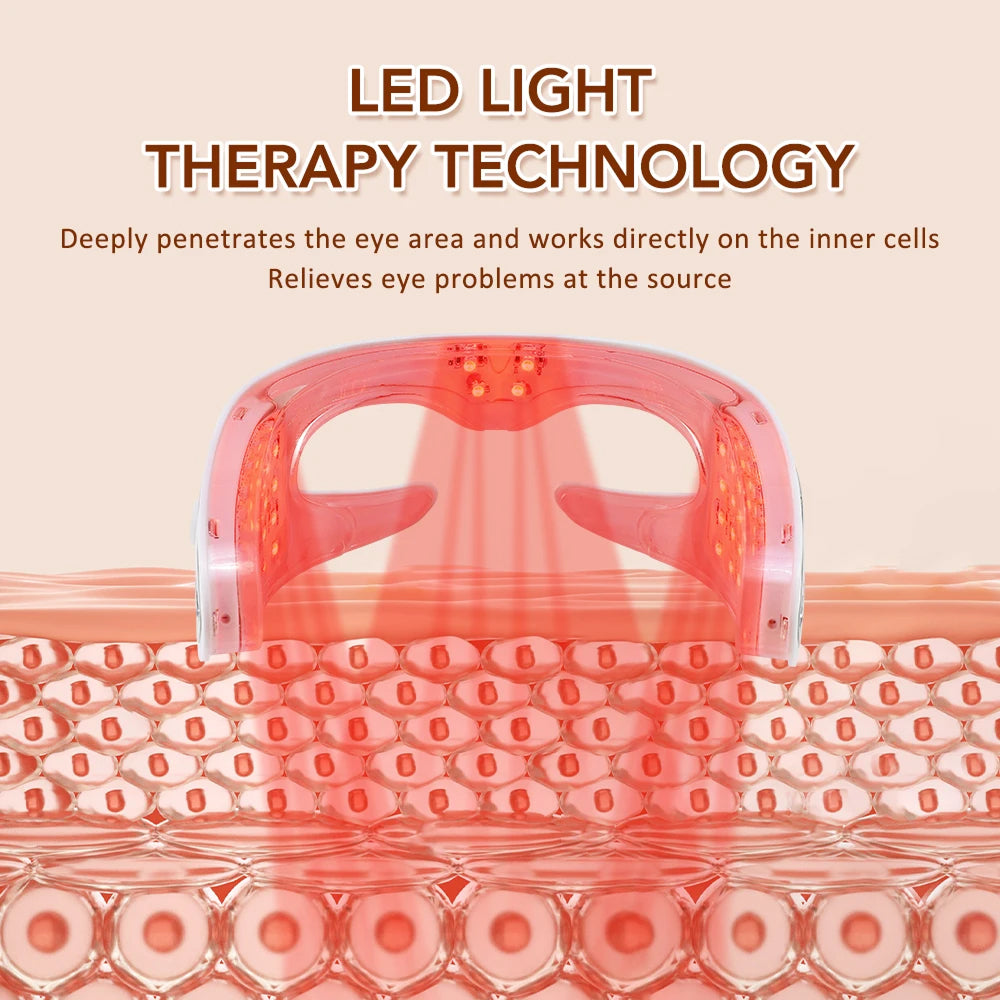 EyeyaGee LED Eye Mask - Light Therapy Mask For Eye Care