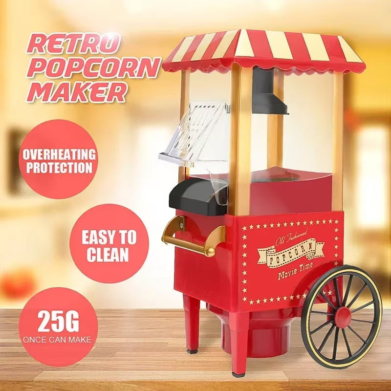 FiziPoppu Popcorn Machine - Home Popcorn Maker For Snacks