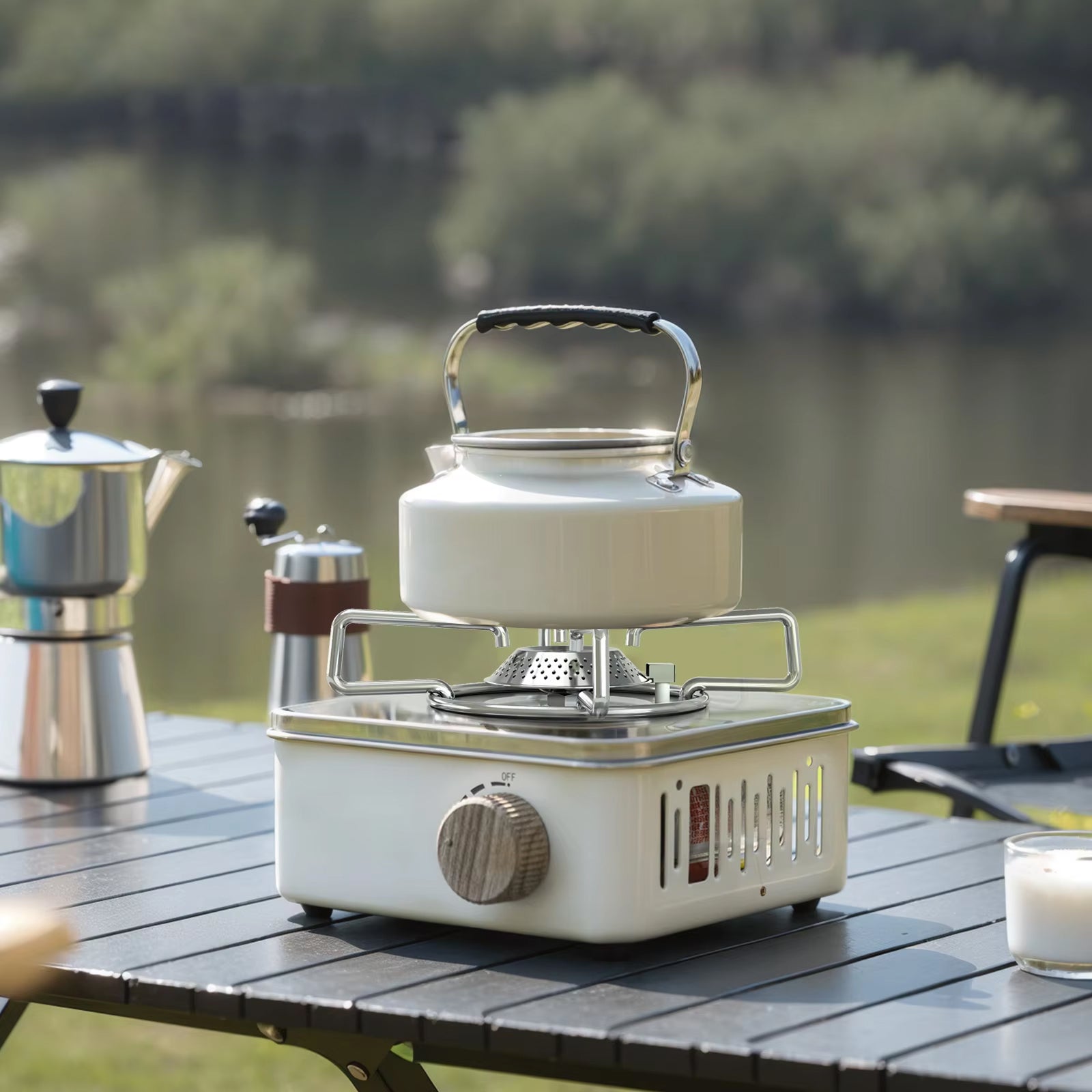 FlamePaki Portable Camping Stove - Compact Stove For Outdoor Cooking