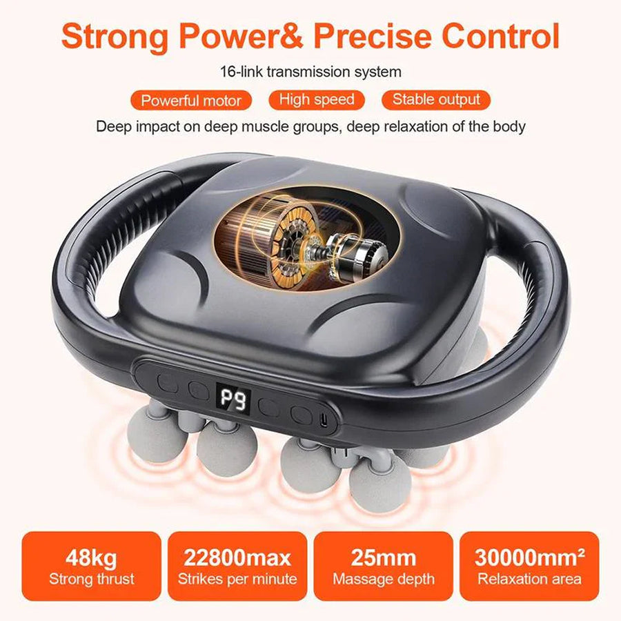 FlekSilia Fascia Massager - Muscle Massage Tool For Body Recovery