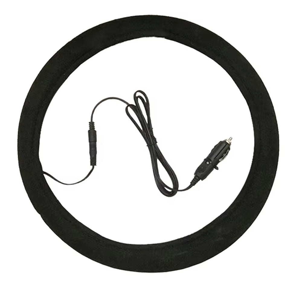 GlowGripoo Heated Steering Wheel Cover - Warm Grip Cover For Driving
