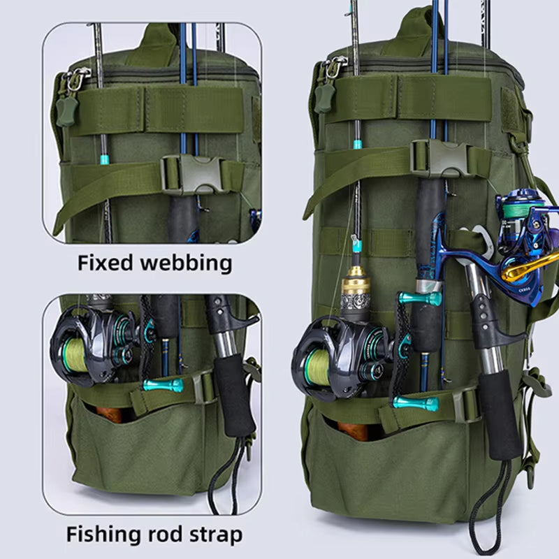 GripiLoft Fishing Tackle Bag - Storage Bag For Fishing Gear