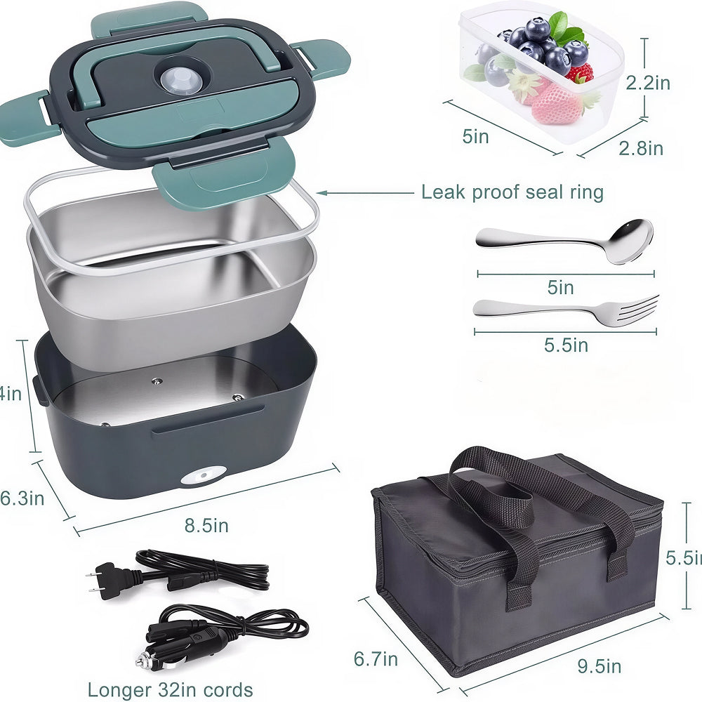 LunchBlazi Car Lunch Box - Portable Food Warmer For Travel