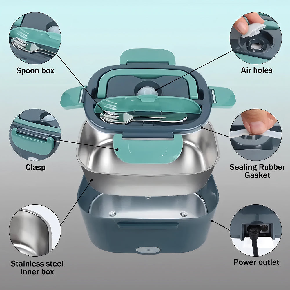 LunchBlazi Car Lunch Box - Portable Food Warmer For Travel