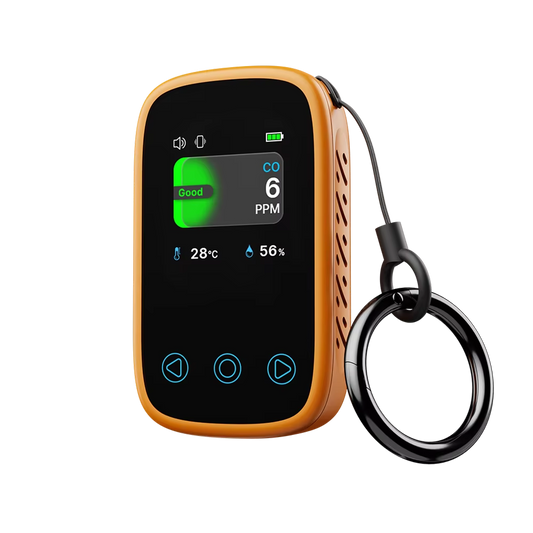 OxiTeky Travel Carbon Monoxide Detector - Portable Gas Detector For Safety
