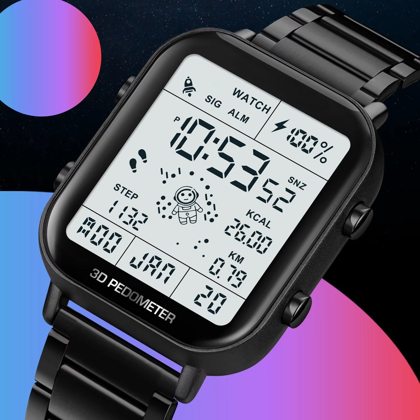 PaceTraxe Fitness Step Tracker - Activity Tracker For Daily Movement