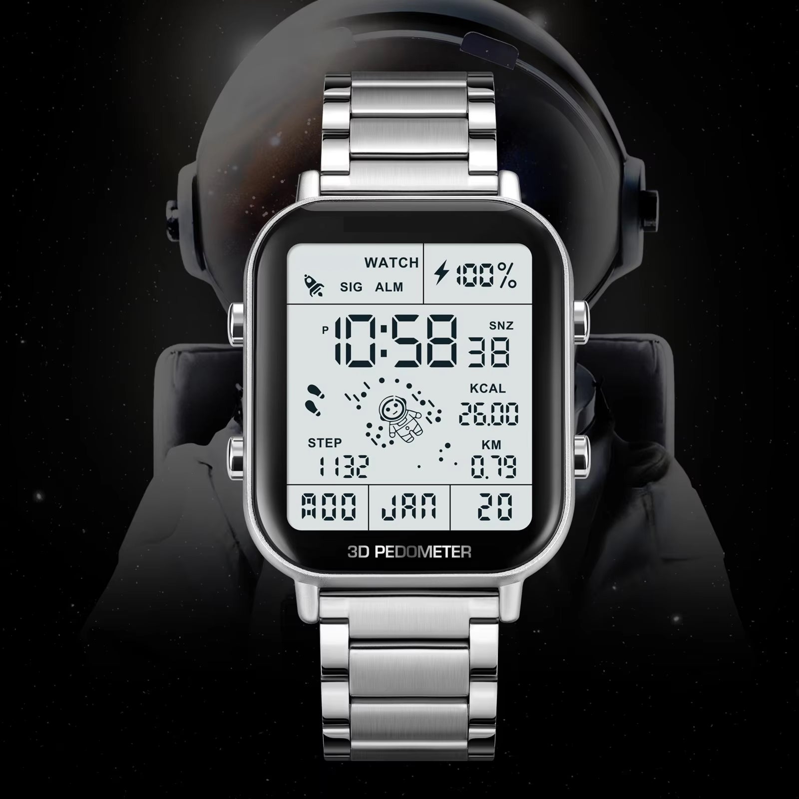 PaceTraxe Fitness Step Tracker - Activity Tracker For Daily Movement