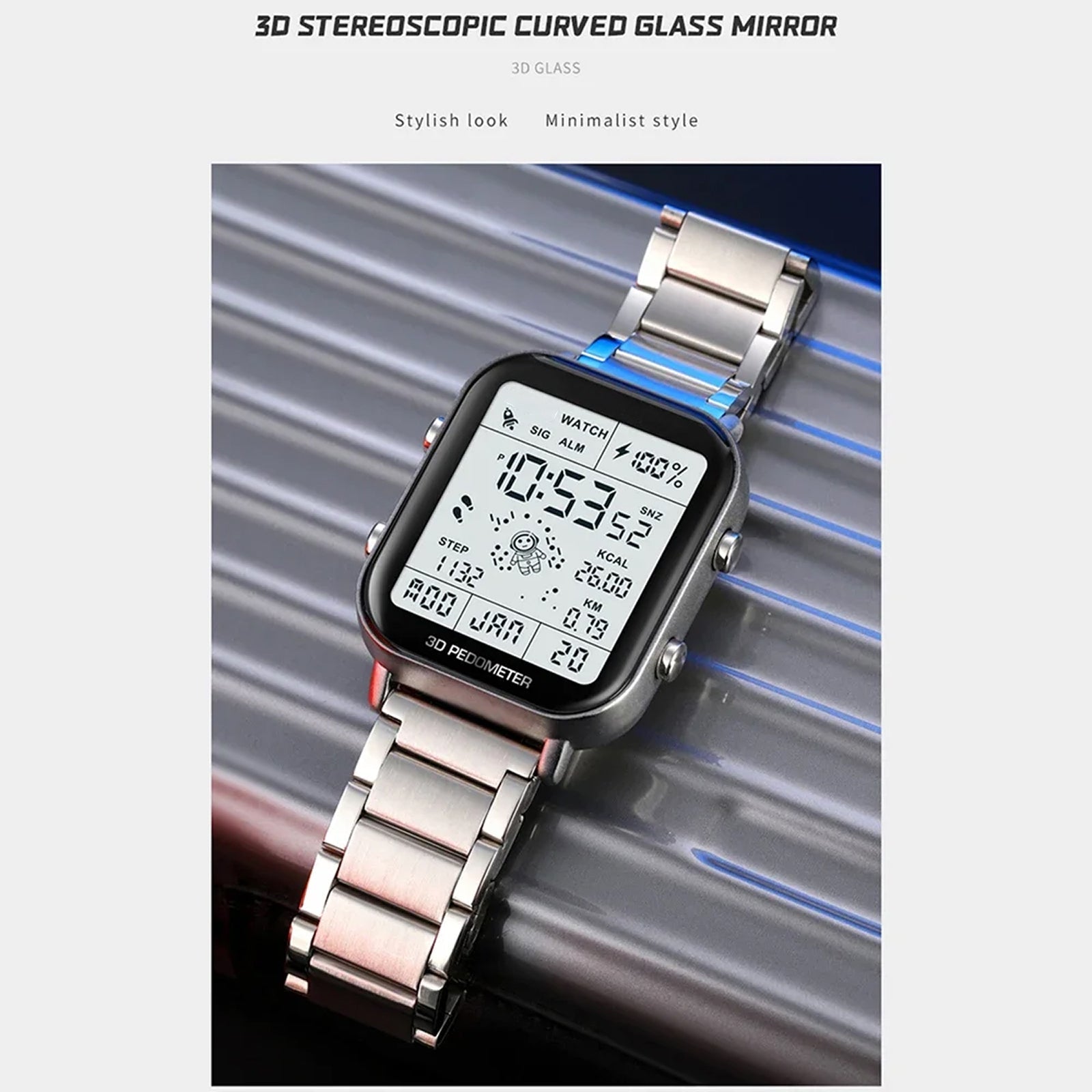 PaceTraxe Fitness Step Tracker - Activity Tracker For Daily Movement