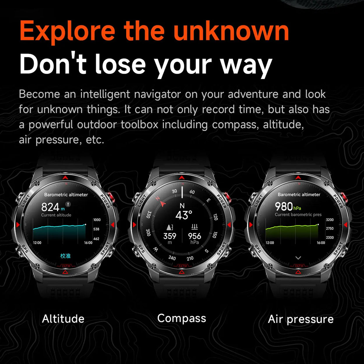 Pexoriax GPS Smart Watch - Smartwatch With Location Tracking