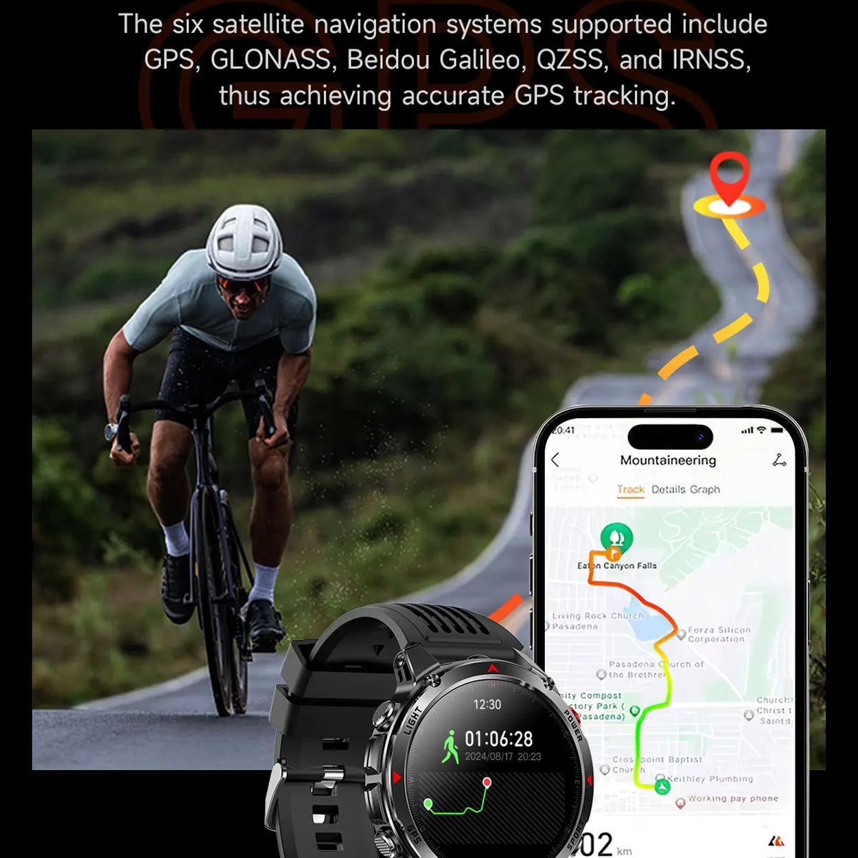 Pexoriax GPS Smart Watch - Smartwatch With Location Tracking
