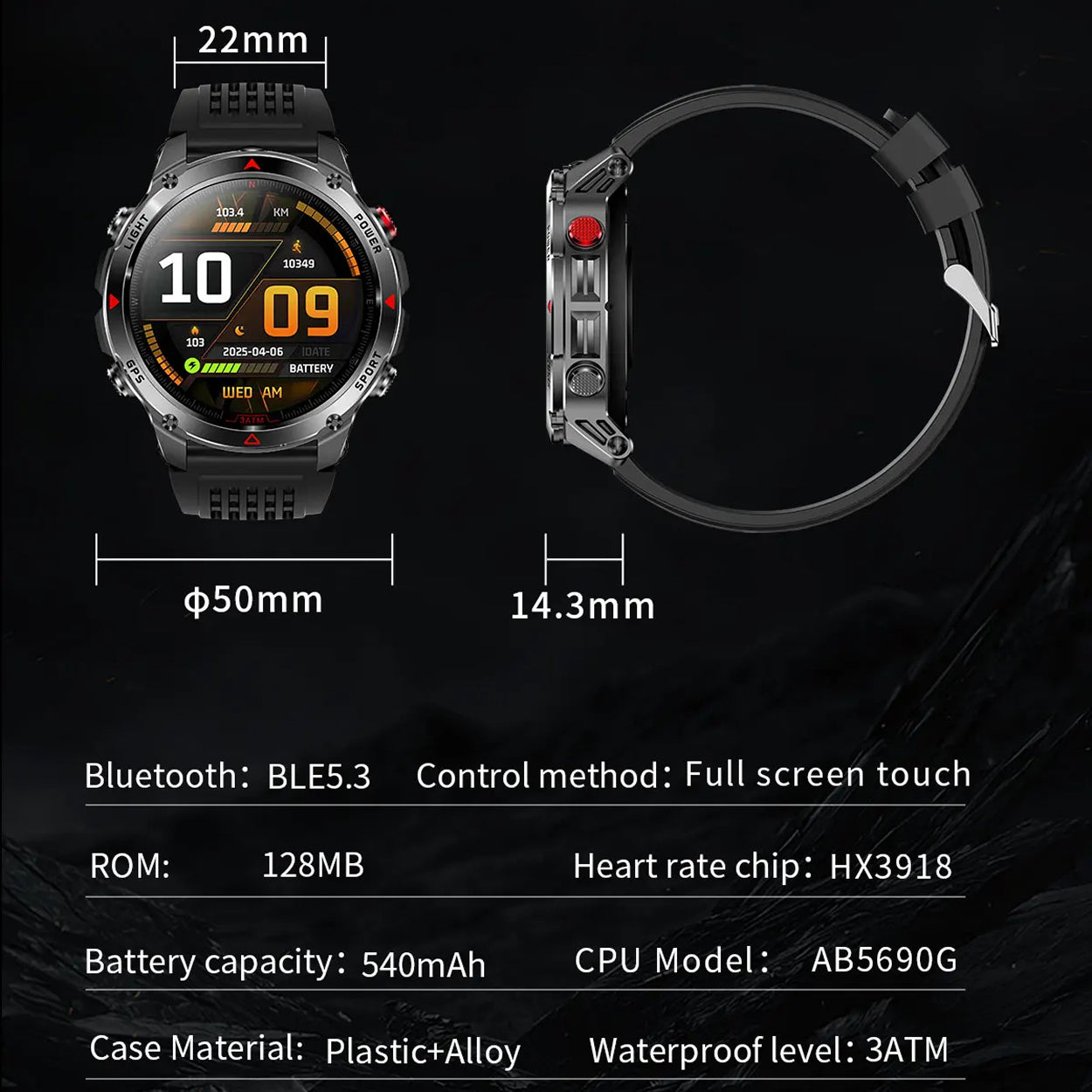 Pexoriax GPS Smart Watch - Smartwatch With Location Tracking