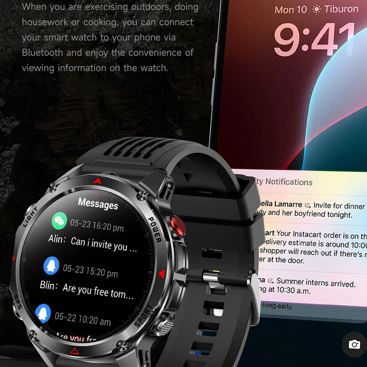 Pexoriax GPS Smart Watch - Smartwatch With Location Tracking
