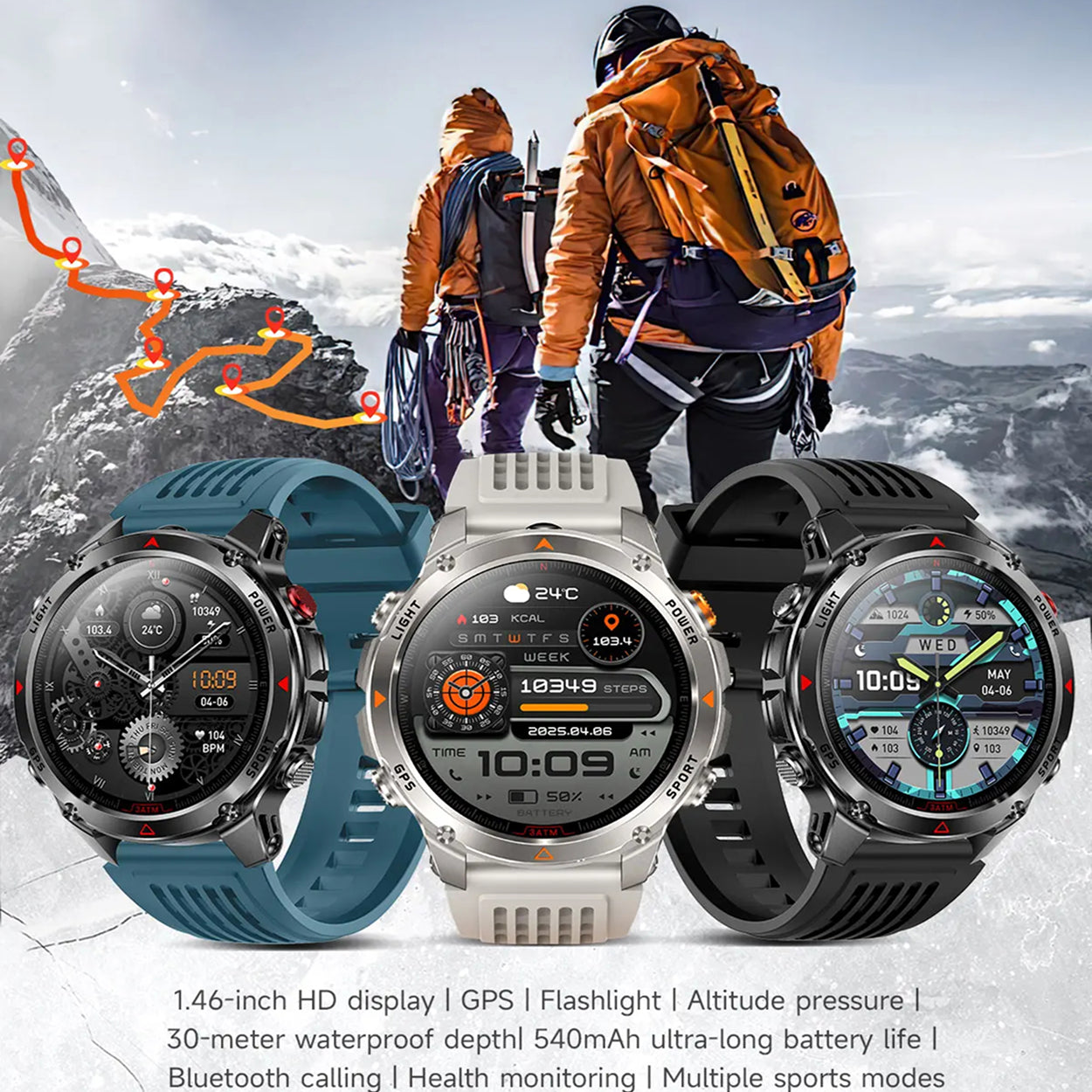 Pexoriax GPS Smart Watch - Smartwatch With Location Tracking