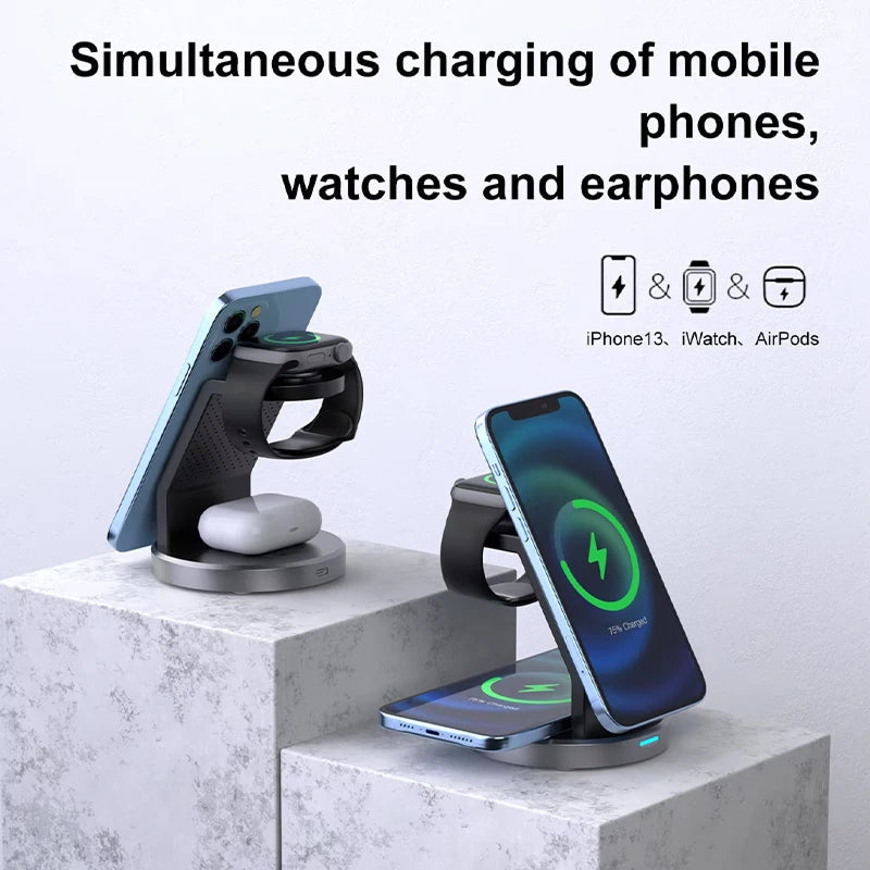 PoweriClip MagSafe Charging Station - Wireless Charging Dock For Devices