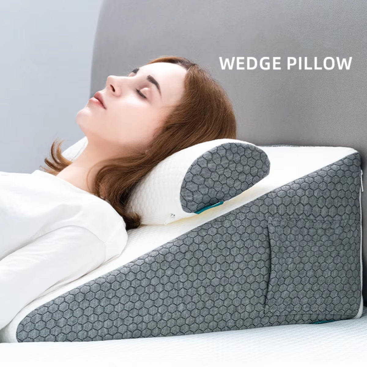 PropZilia Bed Wedge Pillow - Support Pillow For Sleeping Comfort