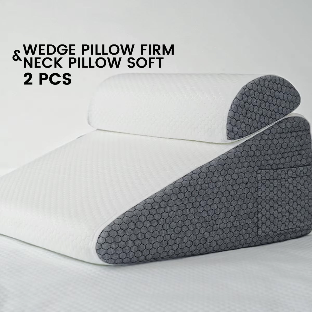 PropZilia Bed Wedge Pillow - Support Pillow For Sleeping Comfort