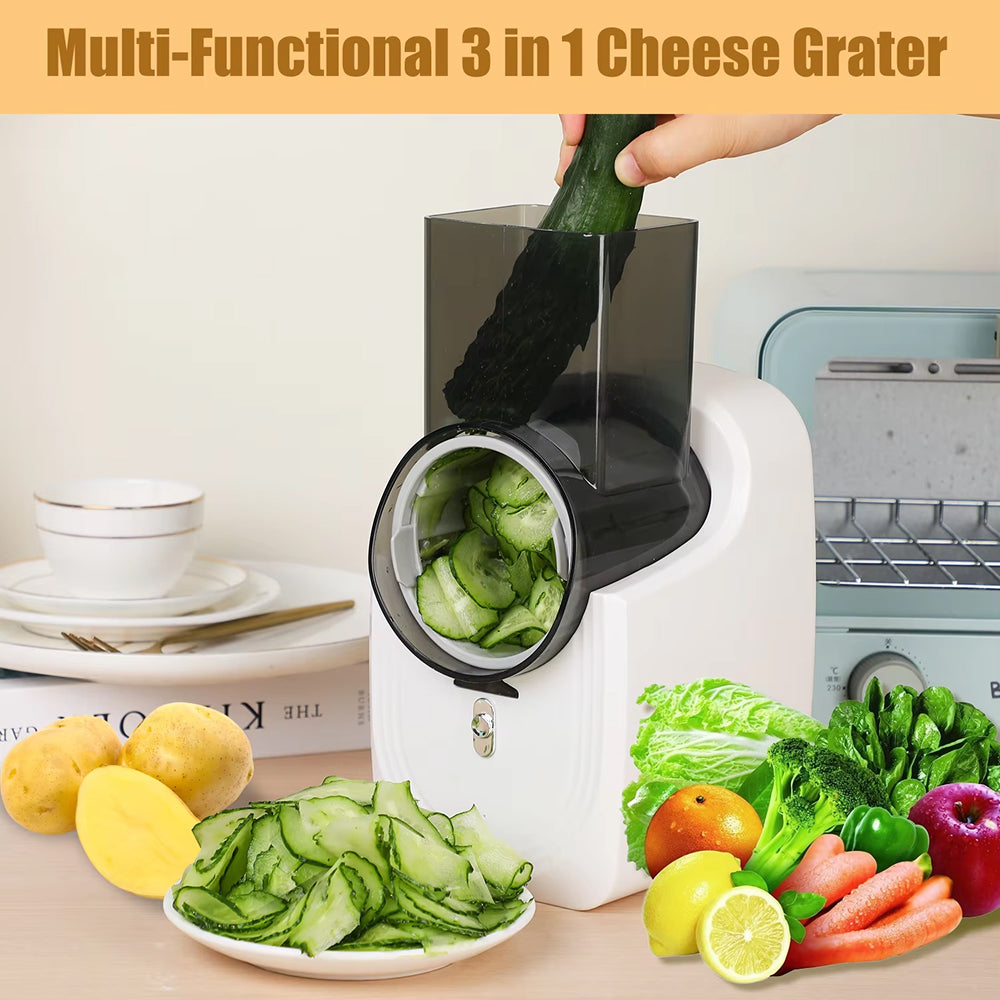 RazeiLia Electric Cheese Grater - Electric Grater For Kitchen Use
