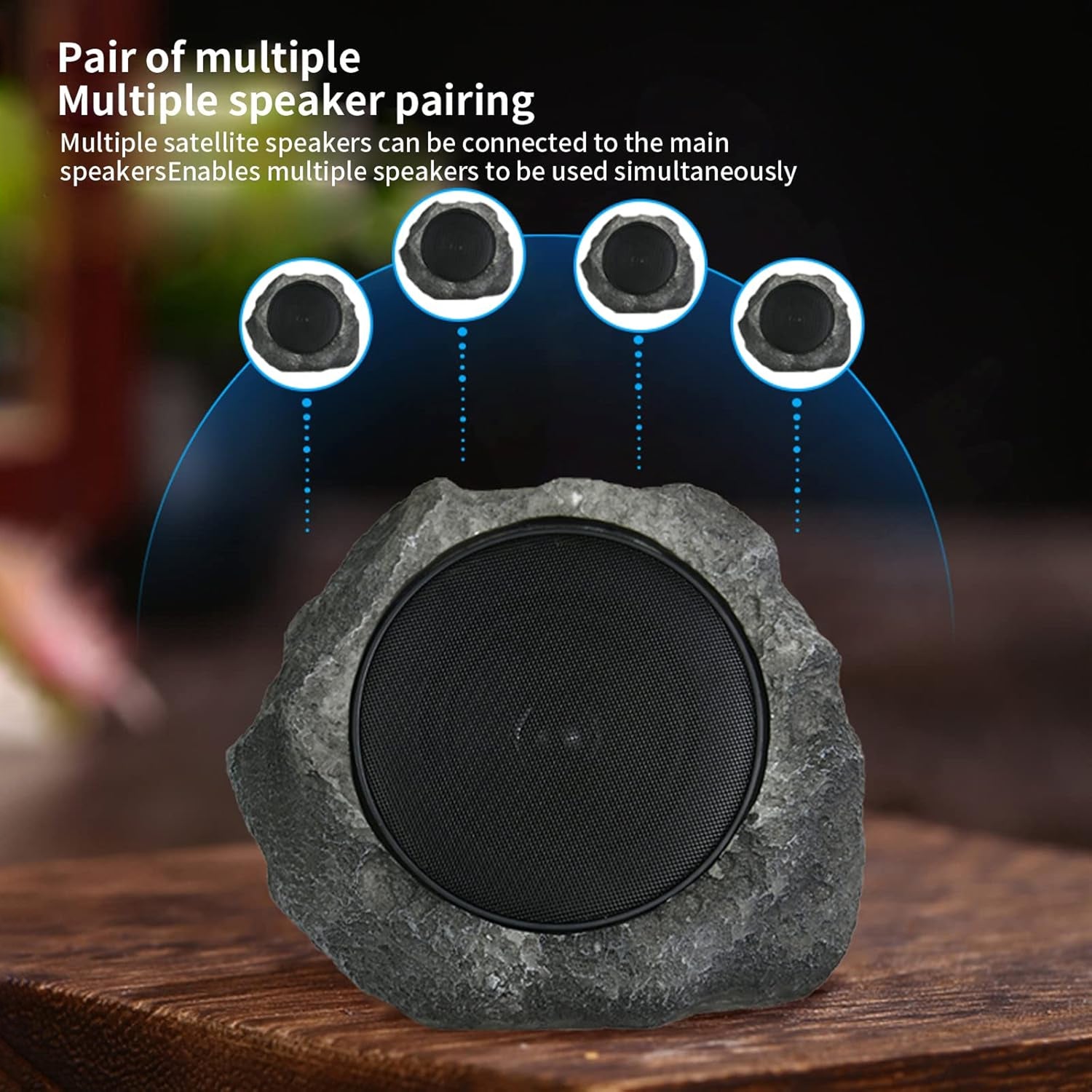 SoniiBloom Outdoor Garden Speakers - Outdoor Audio Speakers For Garden