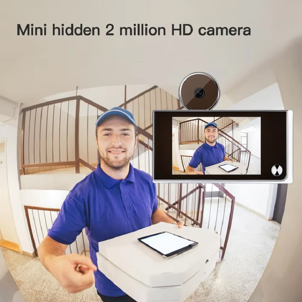 SpieDoto Peephole Camera - Door Viewer Camera For Home Security