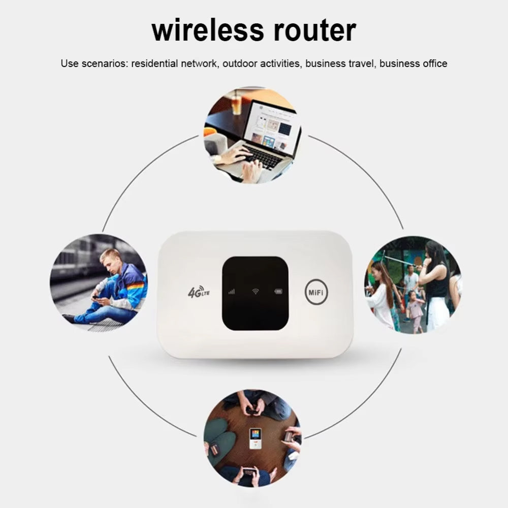 Spotzylia Mobile Wi-Fi Hotspot - Portable Internet Device For Travel