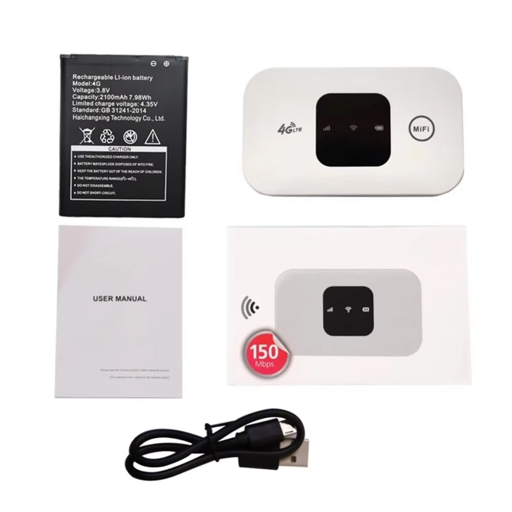 Spotzylia Mobile Wi-Fi Hotspot - Portable Internet Device For Travel
