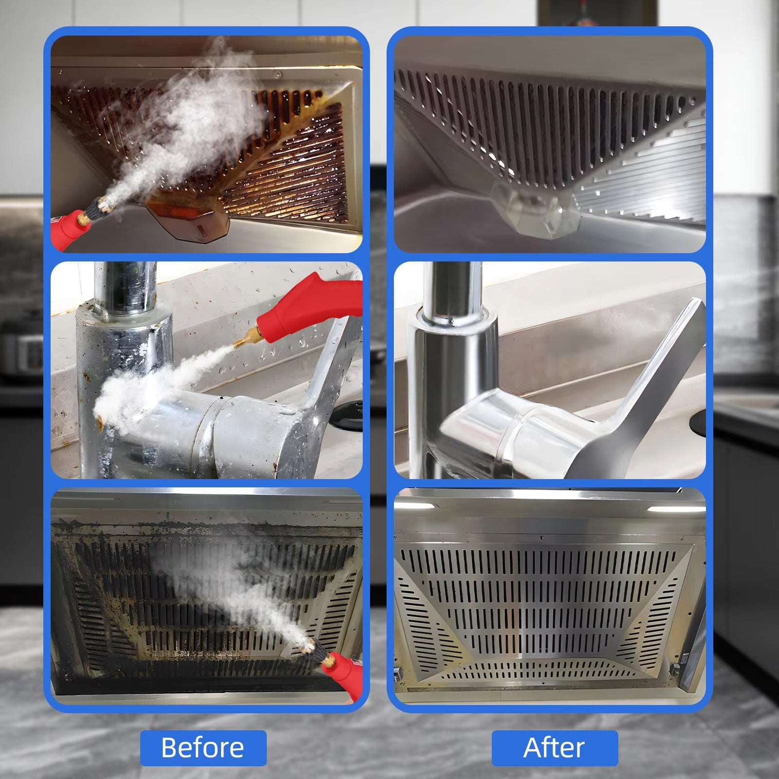 Vaporeex Steam Cleaner For Home - Steam Cleaning Device For Surfaces