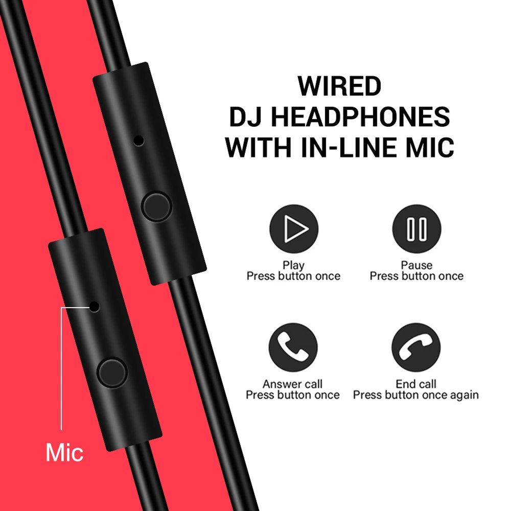 Vibrooxy Studio Headphones - Over Ear Headphones For Audio Monitoring