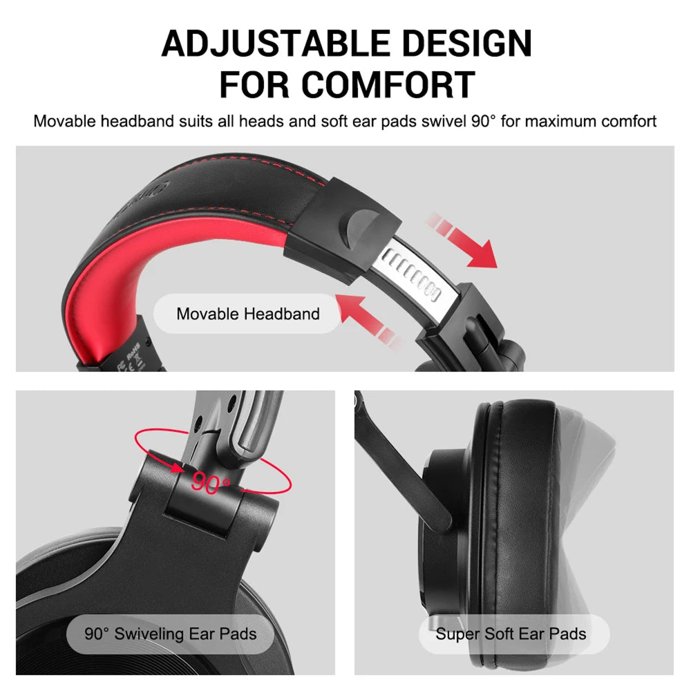 Vibrooxy Studio Headphones - Over Ear Headphones For Audio Monitoring