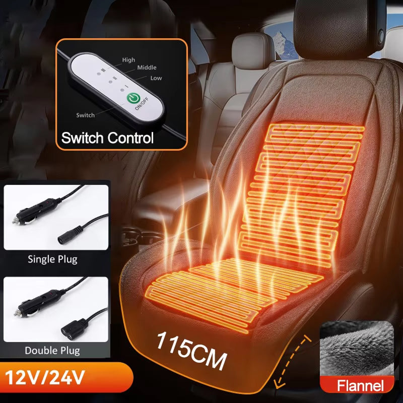 WarmCori Heated Car Seat Covers - Heated Seat Covers For Car Comfort
