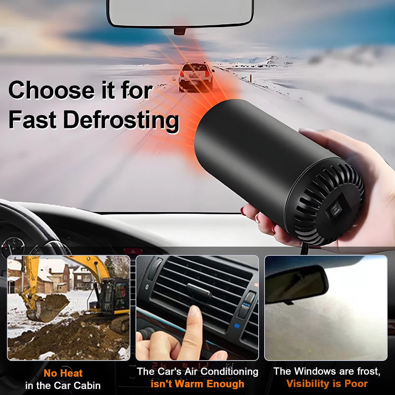 WarmiQuo Electric Car Heater - Portable Heater For Car Interior