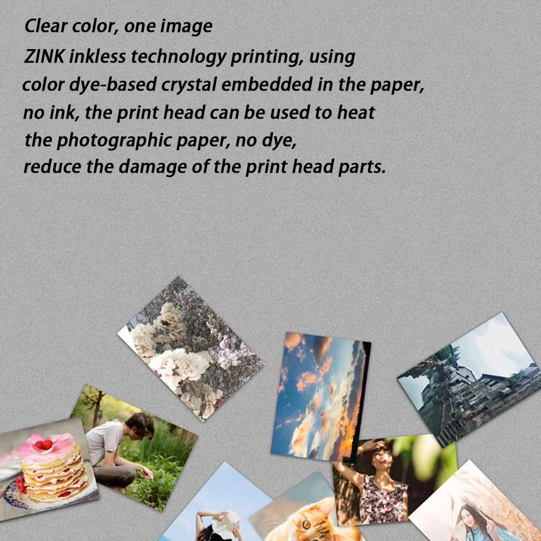 ZipPicc Portable Photo Printer - Compact Printer For Instant Photos